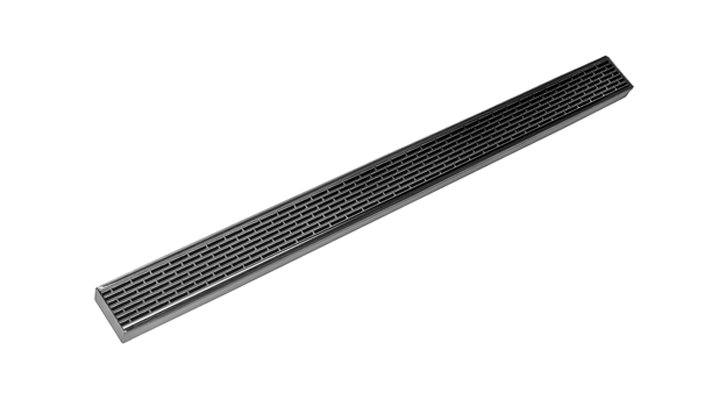 Infinity Drain - Site Sizable Stainless Channel - S-LTAS 65 Offset Slotted Linear Drain