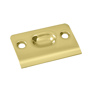 Deltana SPB349, Strike for Drive-in, Ball Catch, 2-1/8" x 1-3/8" Solid Brass