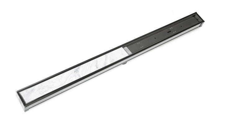 Infinity Drain - Site Sizable PVC Channel - S-LTIF 65 Tile Insert Frame Linear Drain