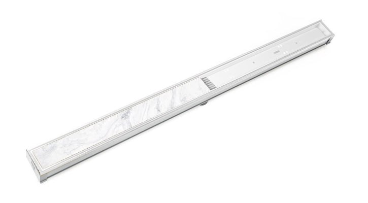 Infinity Drain - Site Sizable PVC Channel - S-LTIF 65 Tile Insert Frame Linear Drain