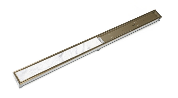 Infinity Drain - Site Sizable PVC Channel - S-LTIF 65 Tile Insert Frame Linear Drain