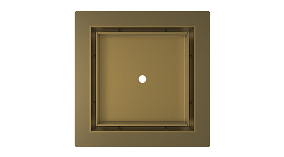 Infinity Drain - 5" x 5" Square Center Drain - TDLF 5 Tile Series Drain (Complete Kit)