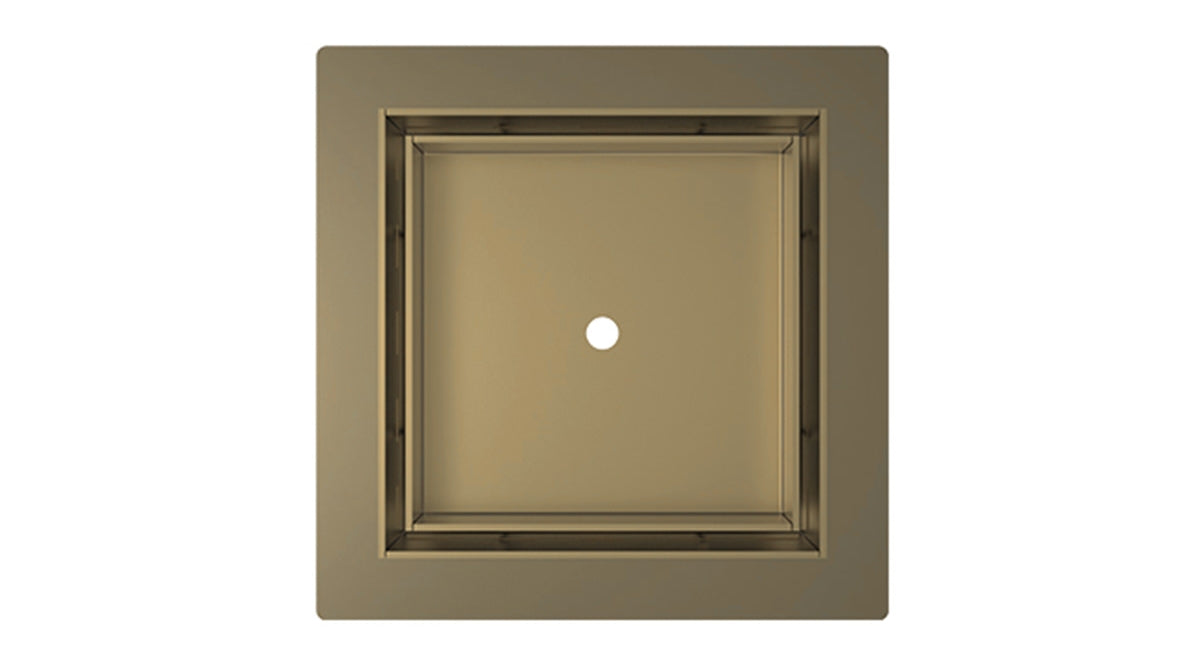 Infinity Drain - 5" x 5" Square Center Drain - TDLF 5 Tile Series Drain (Complete Kit)