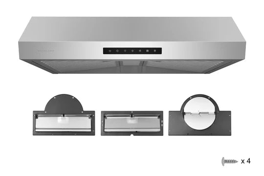 Hauslane - Under Cabinet Range Hoods - UC-PS60 Ducted Range Hood