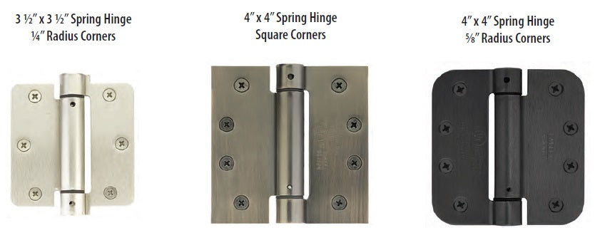 Emtek - Spring Hinges - UL Listed Spring Hinges (Pairs)