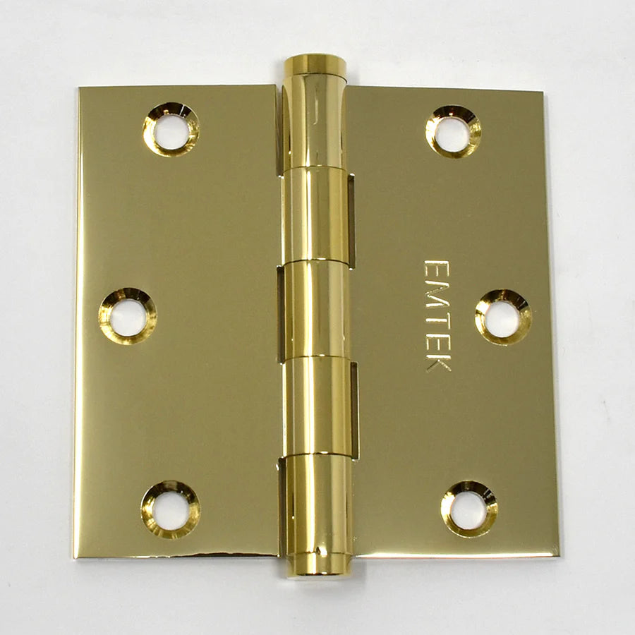 Emtek - Solid Brass Hinges - Residential Duty Plain Bearing Hinges (Pairs)