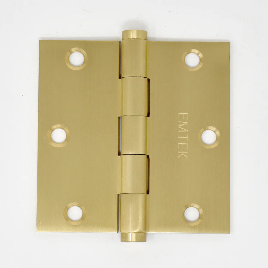 Emtek - Solid Brass Hinges - Residential Duty Plain Bearing Hinges (Pairs)