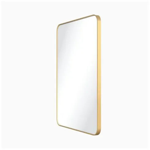 Hardware Resources - 24" Width Rounded Rectangle Metal Frame Mirror