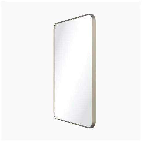 Hardware Resources - 24" Width Rounded Rectangle Metal Frame Mirror