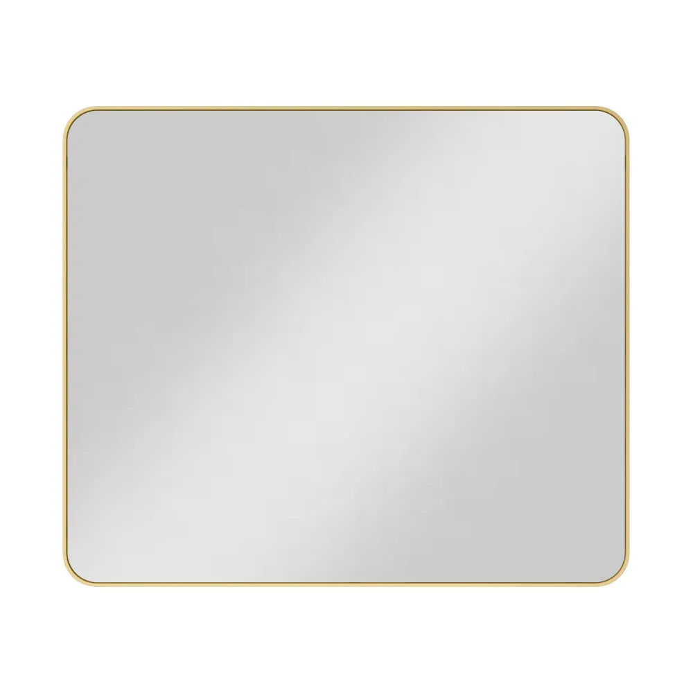 Hardware Resources - 33" Width Rounded Rectangle Metal Frame Mirror