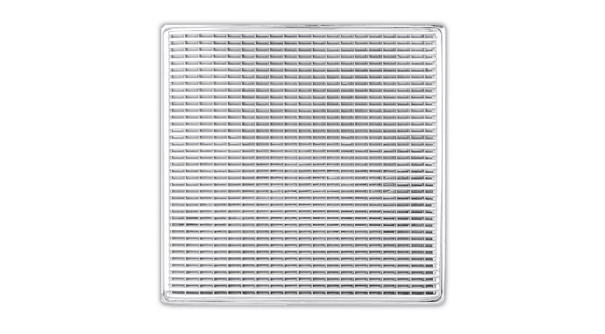 Infinity Drain - 5" x 5" Square Center Drain - WD 5 High Flow Wedge Wire Series Drain (Complete Kit)