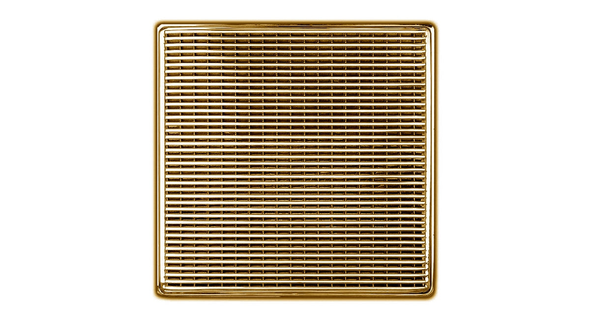 Infinity Drain - 5" x 5" Square Center Drain - WD 5 High Flow Wedge Wire Series Drain (Complete Kit)