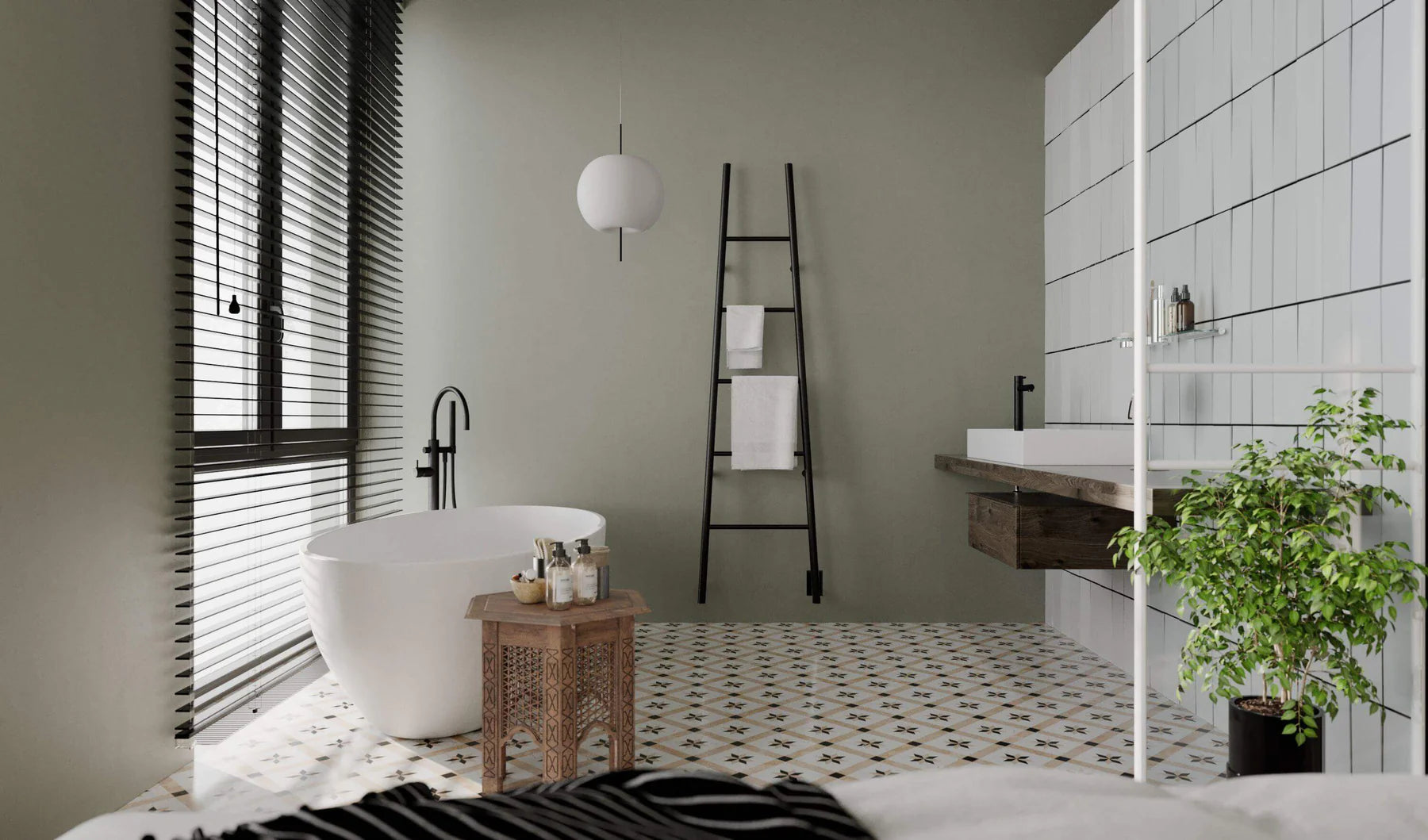 Amba - Jeeves Collection - Model A Ladder Towel Warmer