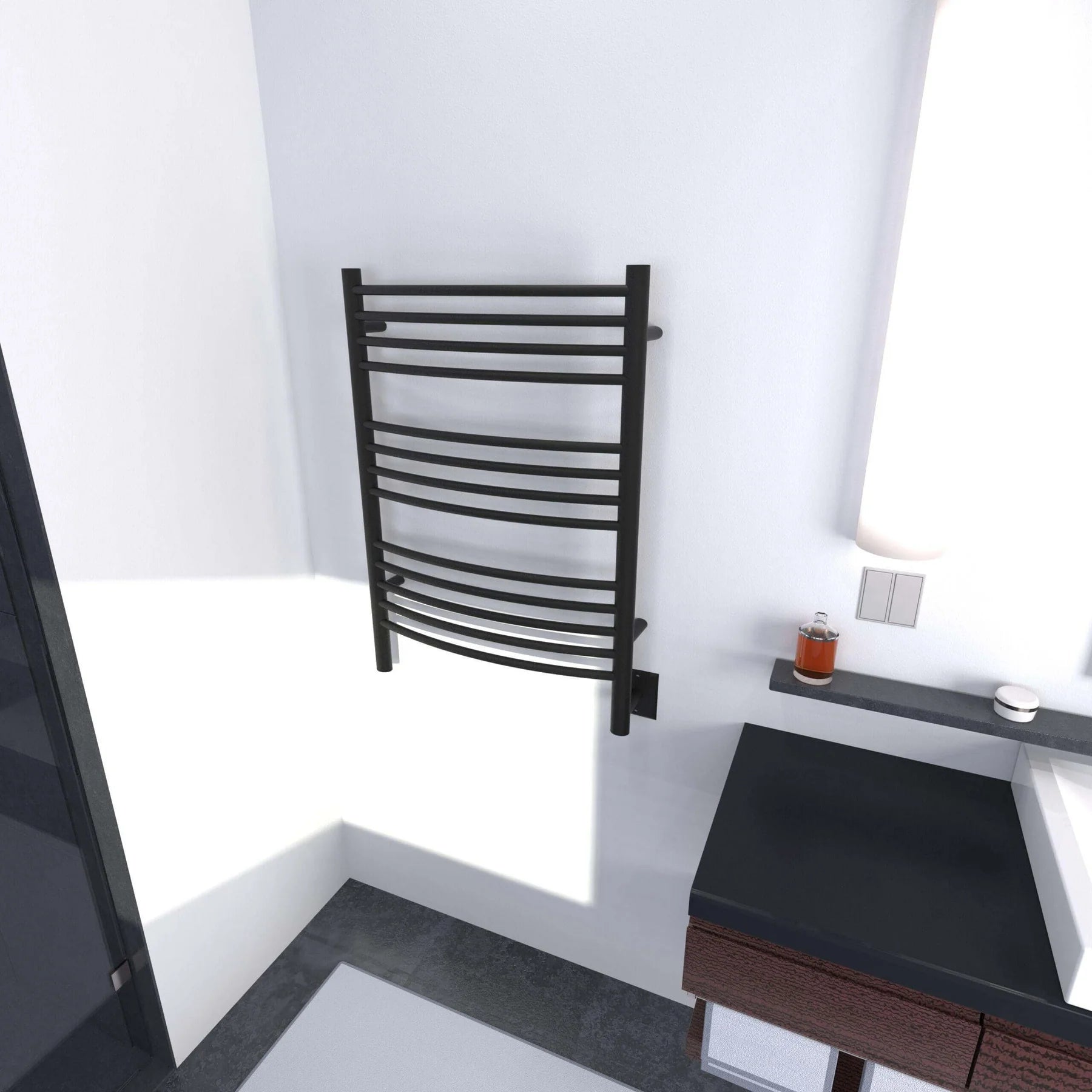 Amba - Jeeves Collection - Model C Curved Towel Warmer