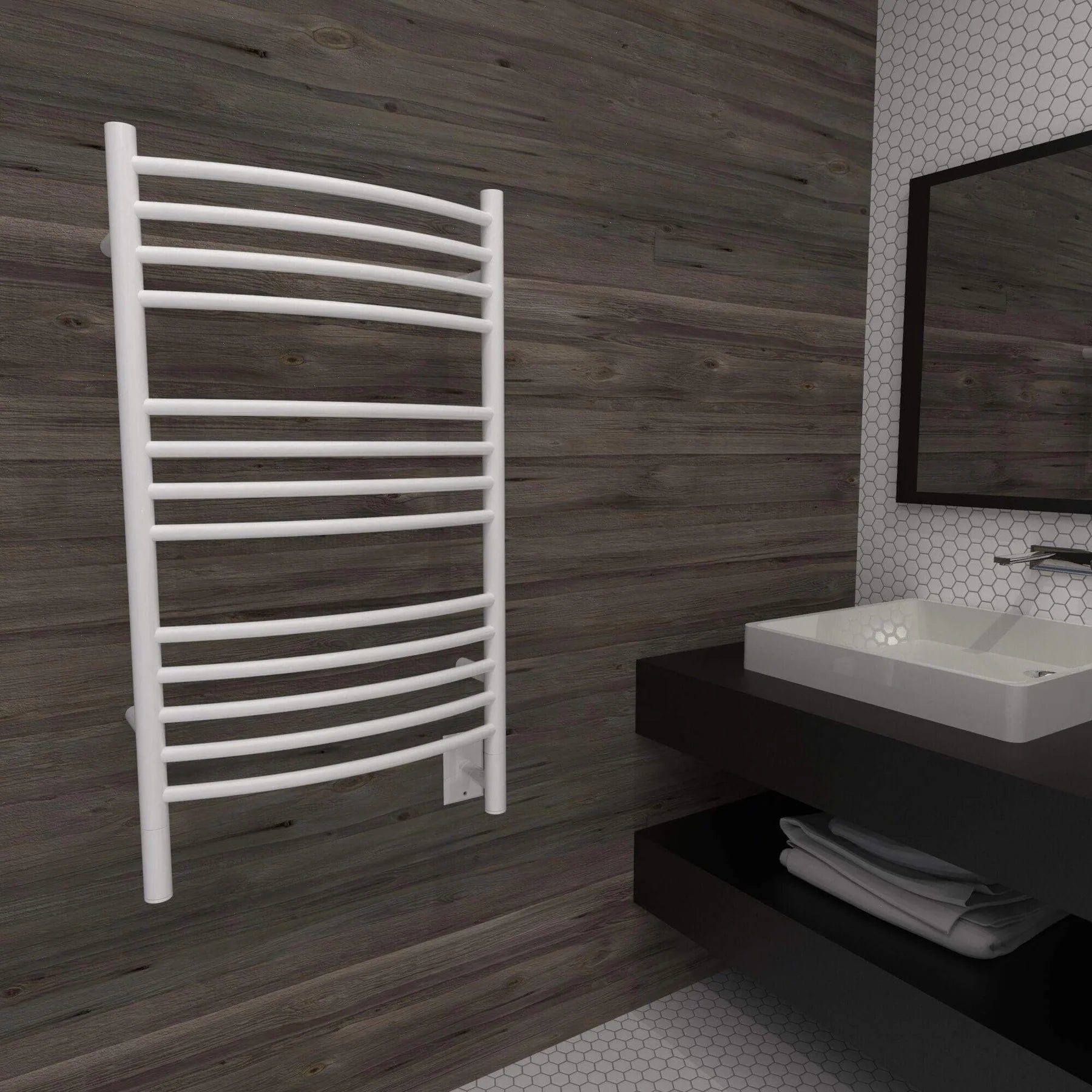 Amba - Jeeves Collection - Model C Curved Towel Warmer