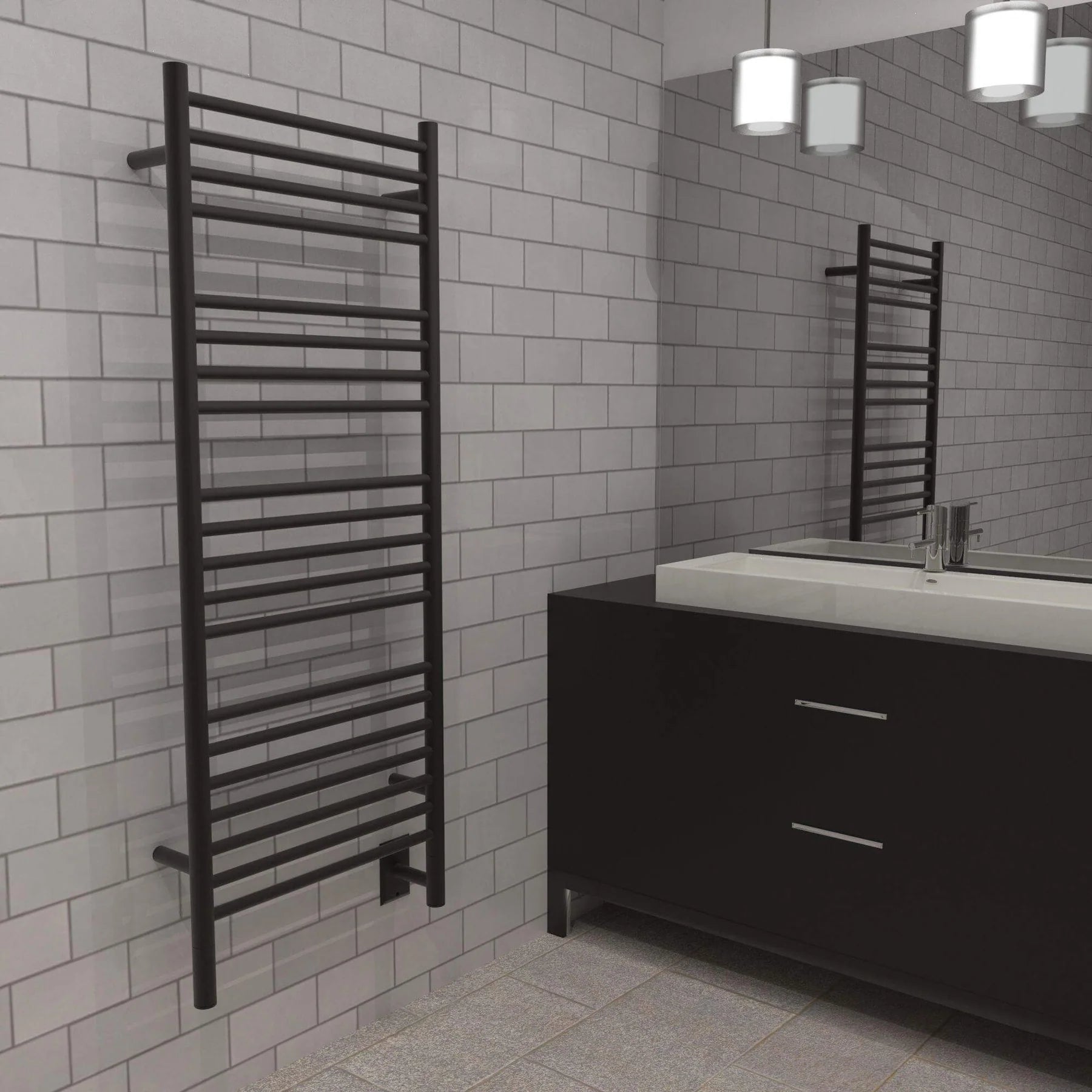 Amba - Jeeves Collection - Model D Straight Towel Warmer