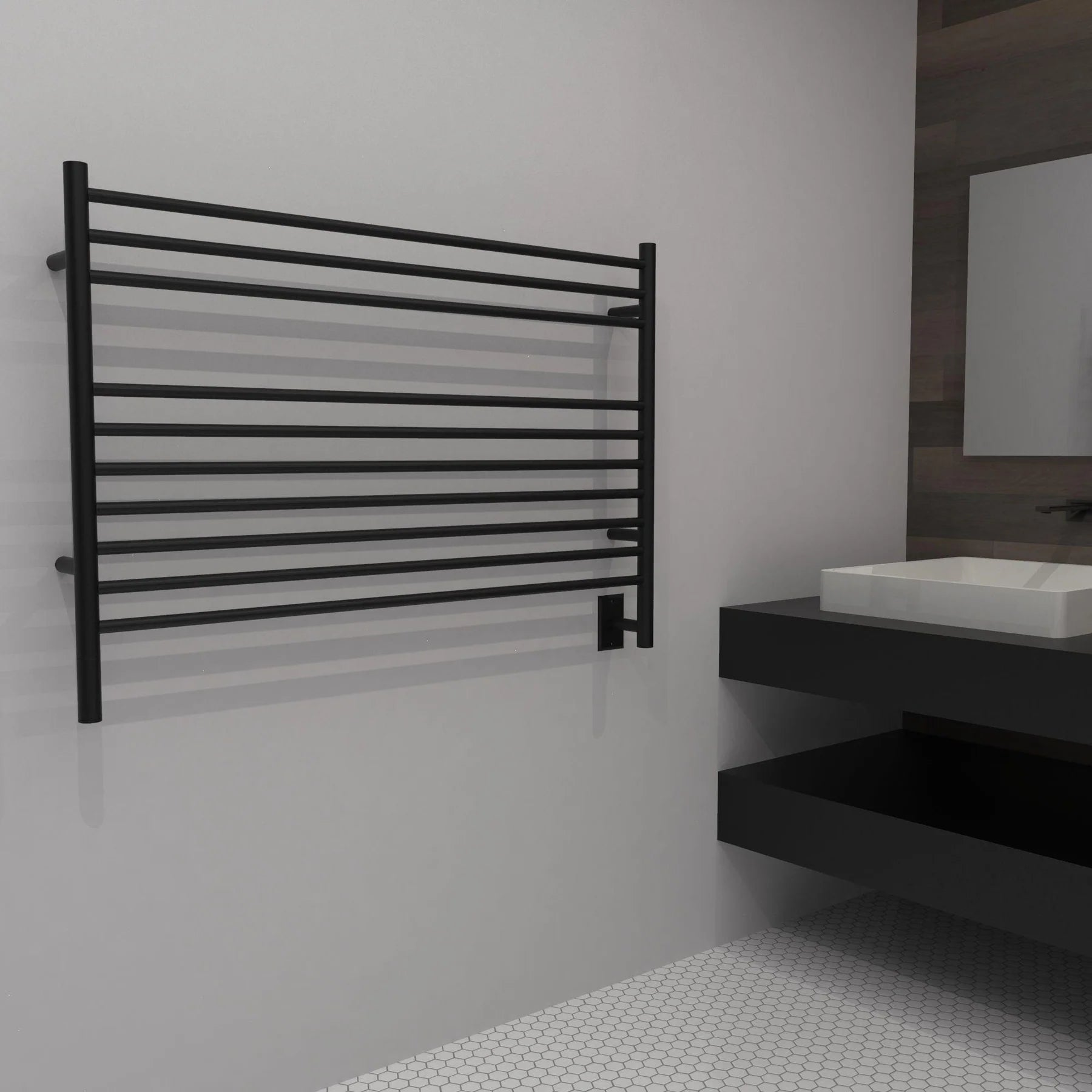 Amba - Jeeves Collection - Model L Straight Towel Warmer