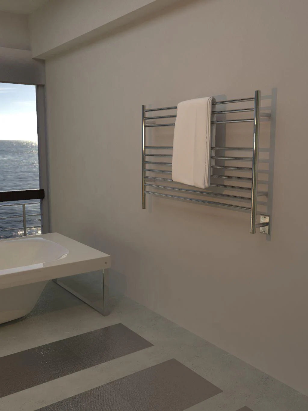 Amba - Jeeves Collection - Model L Straight Towel Warmer