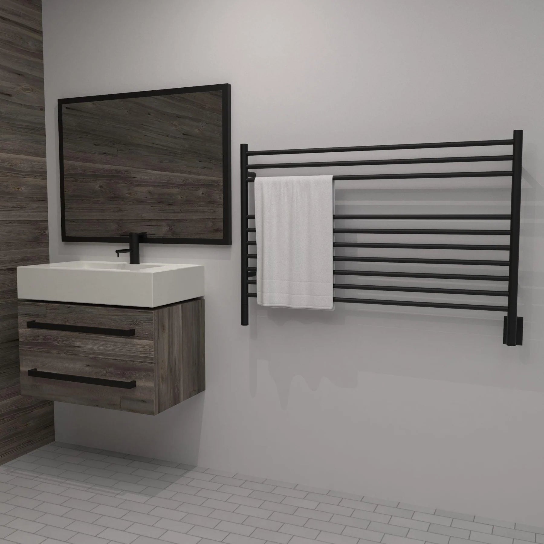 Amba - Jeeves Collection - Model L Straight Towel Warmer