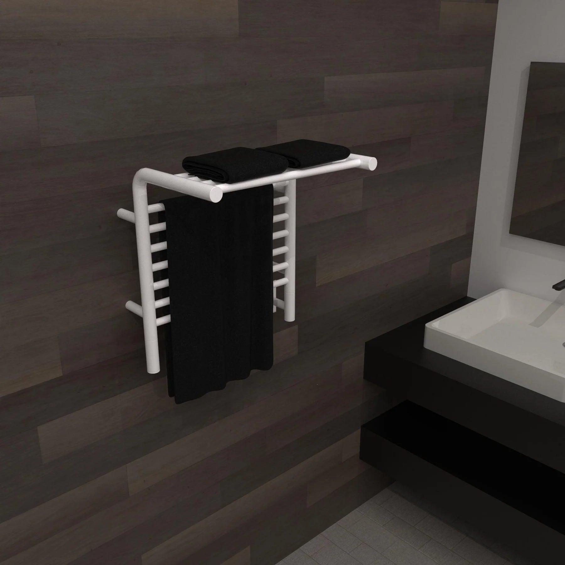 Amba - Jeeves Collection - Model M Shelf Towel Warmer