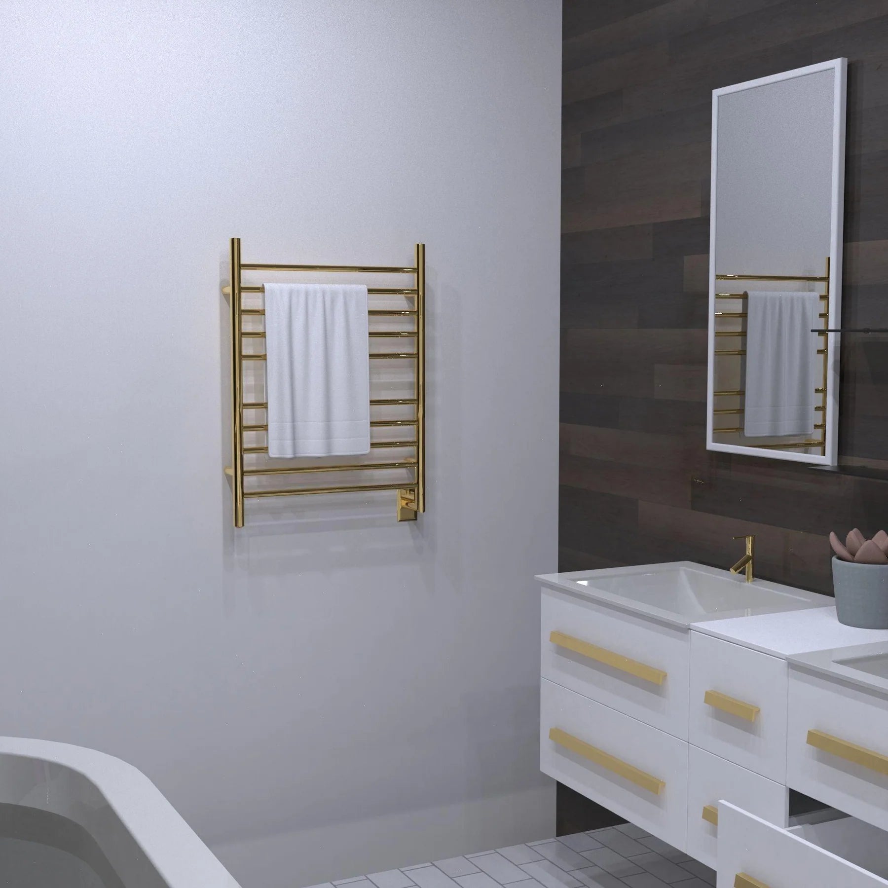 Amba - Radiant Collection - Model Radiant Straight Towel Warmer