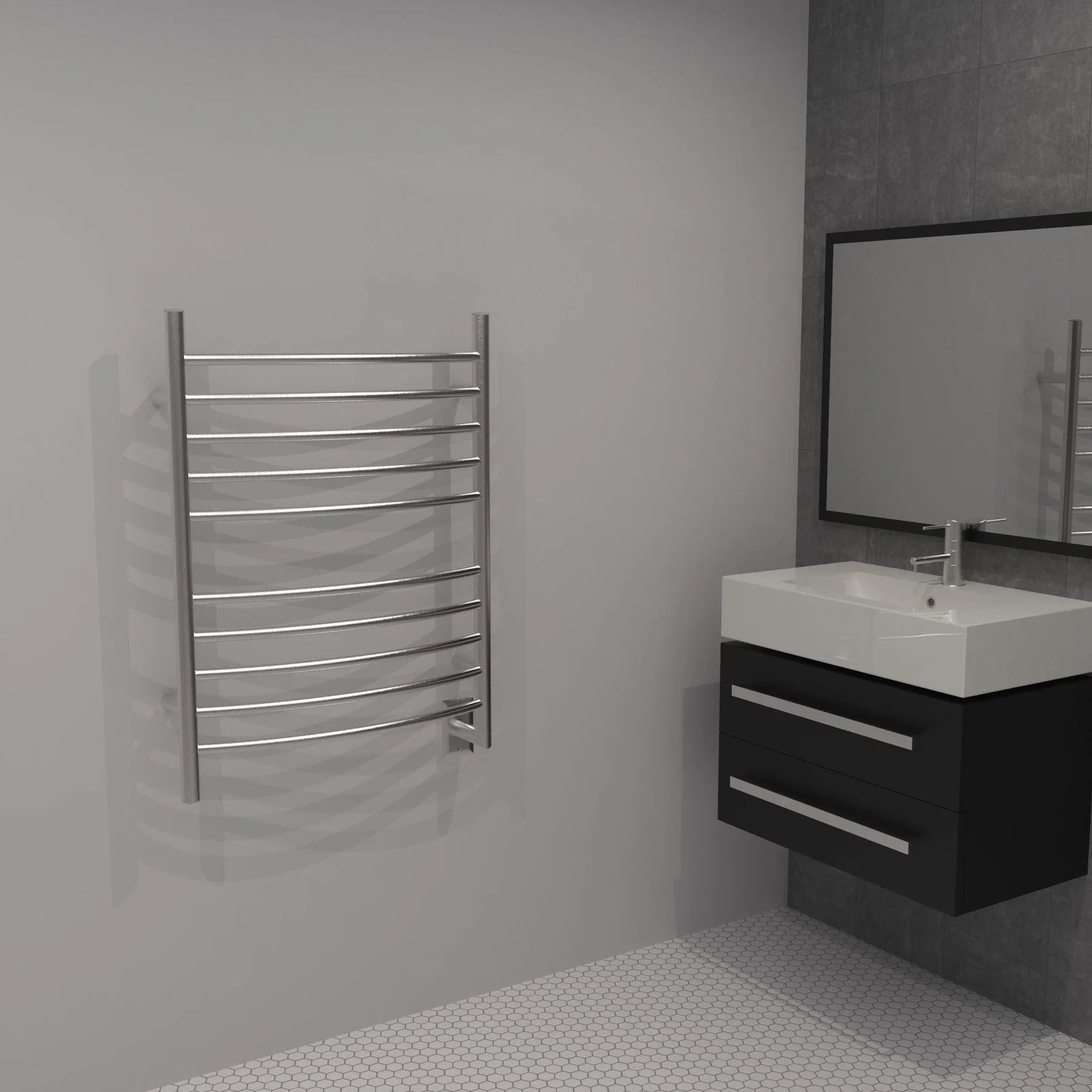 Amba - Radiant Collection - Model Radiant Curved Towel Warmer