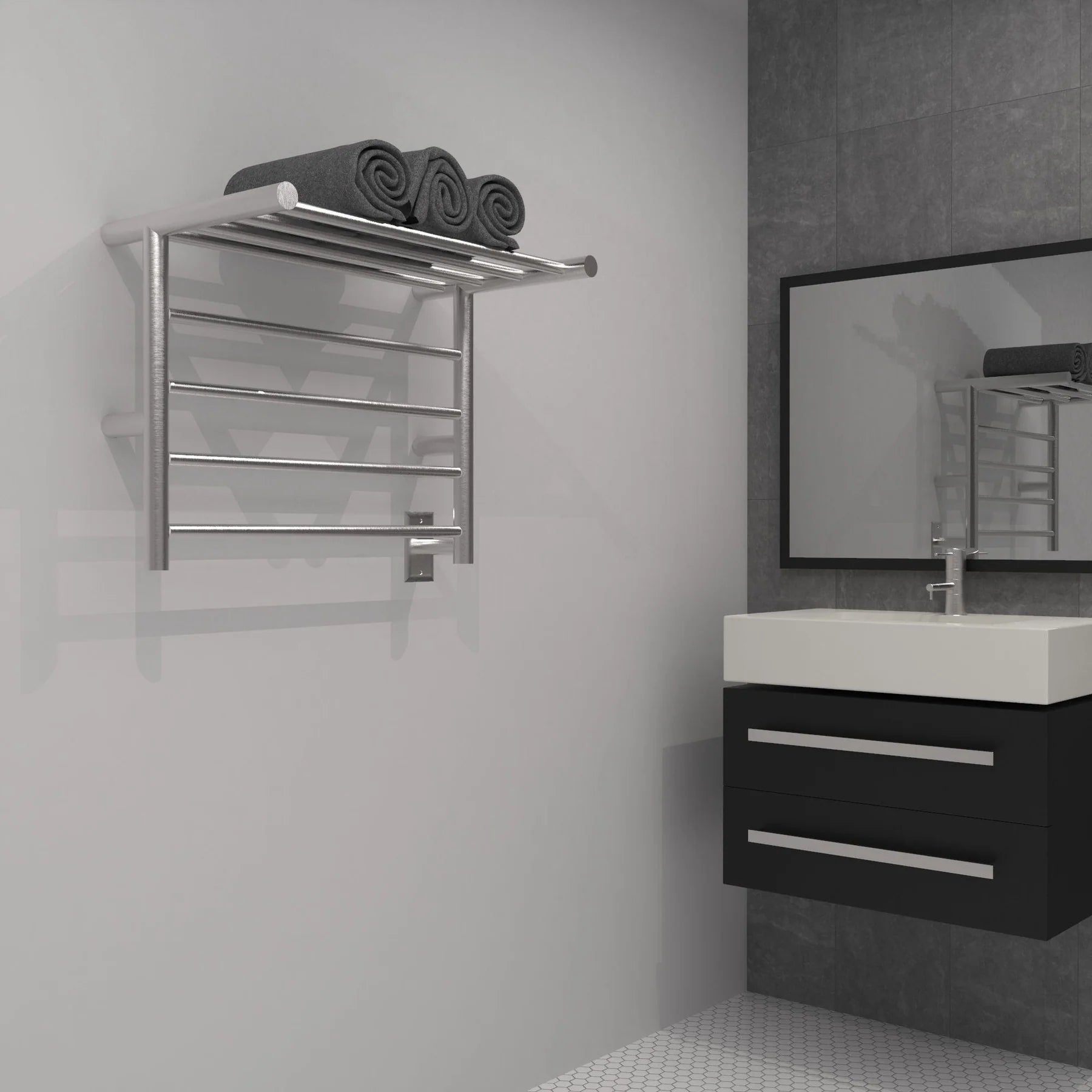 Amba - Radiant Collection - Model Radiant Shelf Towel Warmer