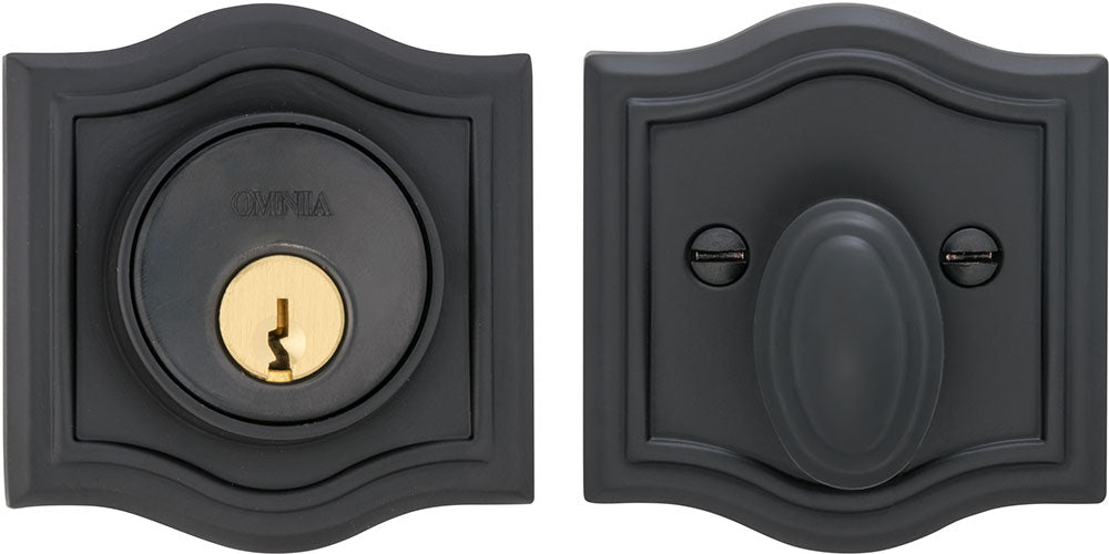 Omnia ARCHDB Solid Brass Auxiliary Deadbolt Kit