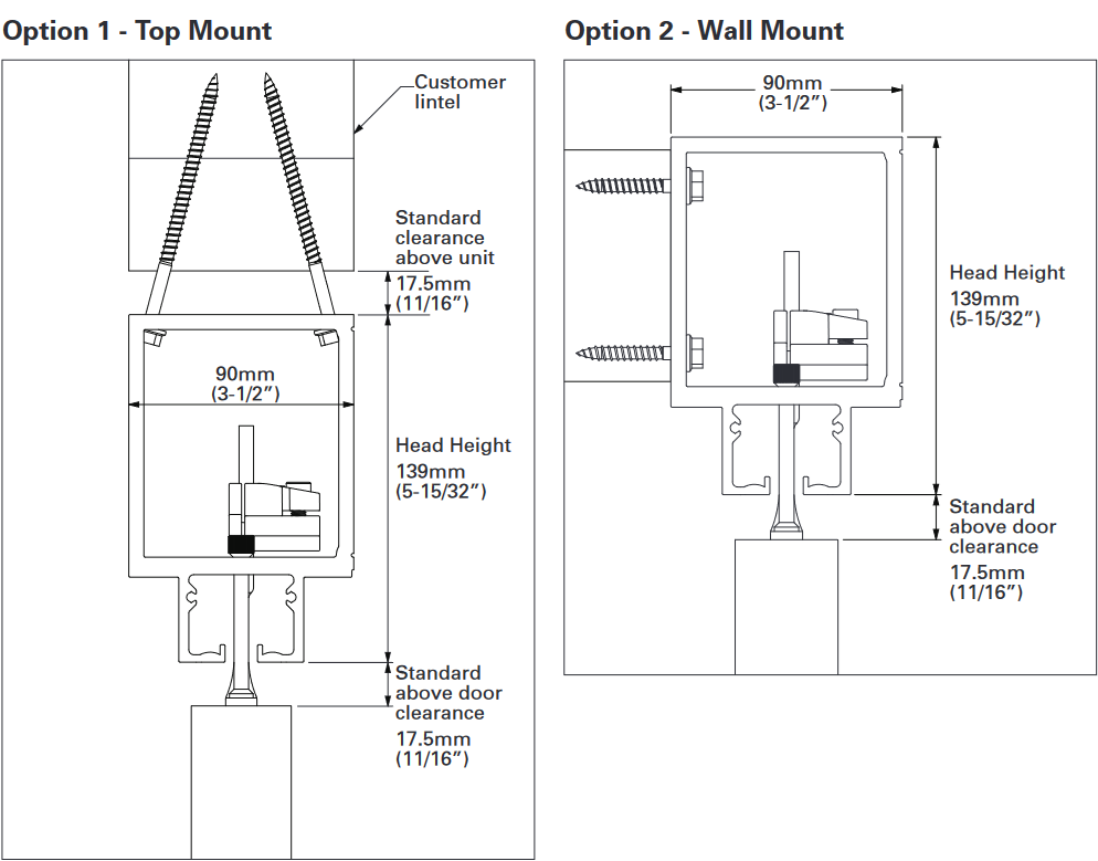 Cavity Sliders - CS Automatic Pocket Door Units - AutoCav Residential