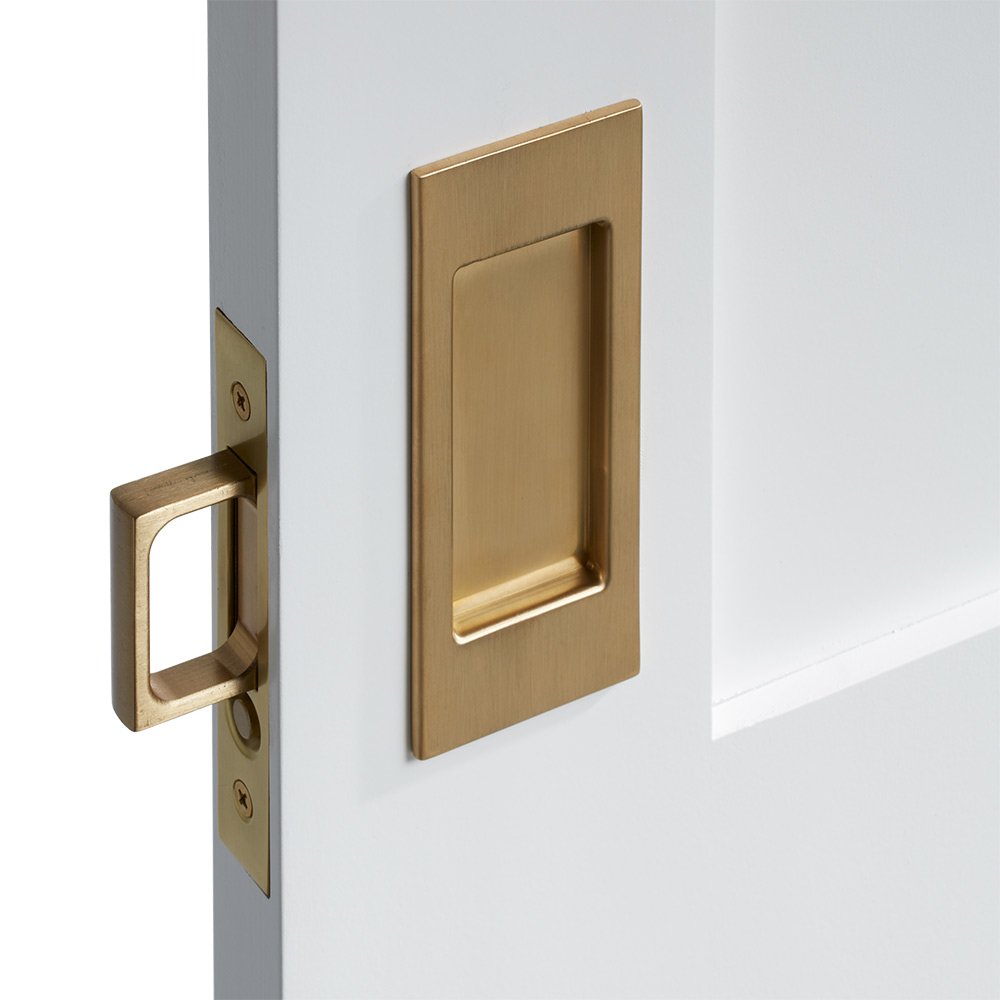 Baldwin - Pocket Door Locks - Santa Monica (Small) - Passage Pocket Door Set