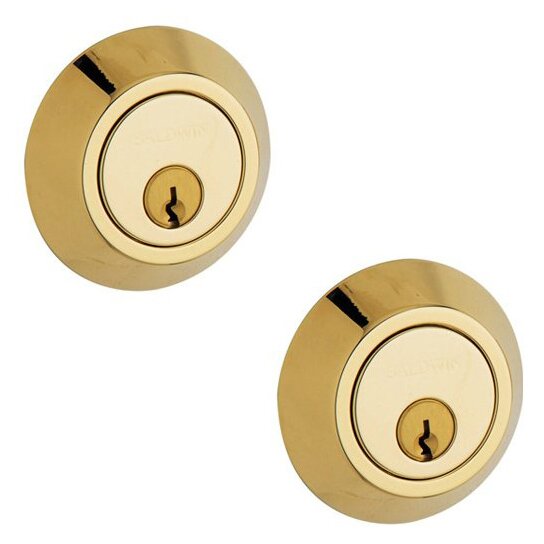 Baldwin - Estate Collection - Deadbolts - 8242 Contemporary Deadbolt (Double Cylinder - 2-1/8" Door Prep)