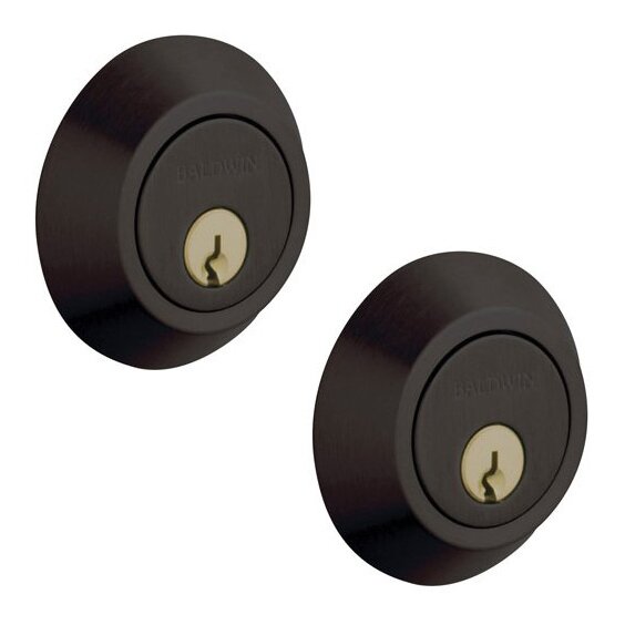 Baldwin - Estate Collection - Deadbolts - 8242 Contemporary Deadbolt (Double Cylinder - 2-1/8" Door Prep)