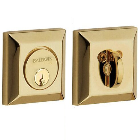 Baldwin - Estate Collection - Deadbolts - 8254 Squared Deadbolt (Single Cylinder - 2-1/8" Door Prep)