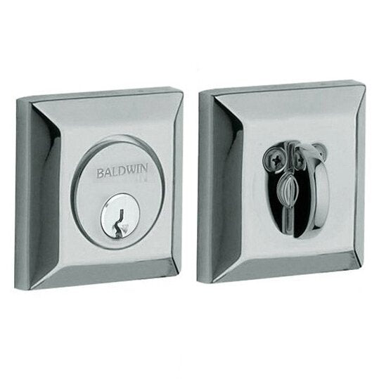 Baldwin - Estate Collection - Deadbolts - 8254 Squared Deadbolt (Single Cylinder - 2-1/8" Door Prep)