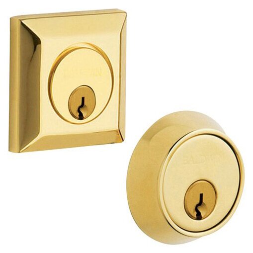 Baldwin - Estate Collection - Deadbolts - 8255 Squared Deadbolt (Double Cylinder - 2-1/8" Door Prep)