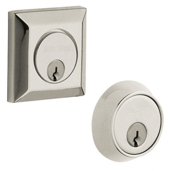 Baldwin - Estate Collection - Deadbolts - 8255 Squared Deadbolt (Double Cylinder - 2-1/8" Door Prep)