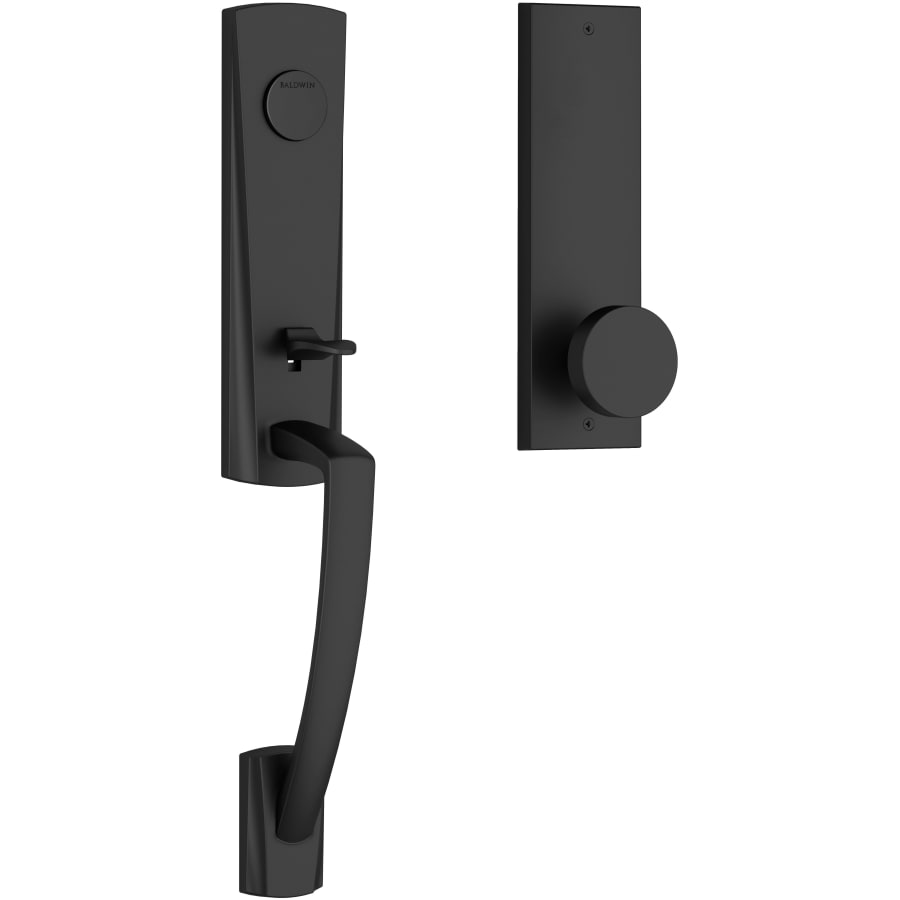 Baldwin - Reserve Collection - Tubular Entry Handlesets - Miami 3/4 Escutcheon Emergency Egress Handleset w/ Contemporary Knob & Contemporary Square Rose