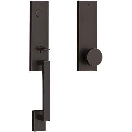 Baldwin - Reserve Collection - Tubular Entry Handlesets - Seattle 3/4 Escutcheon Emergency Egress Handleset w/ Contemporary Knob & Contemporary Square Rose