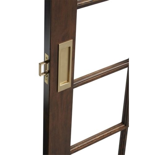 Baldwin - Pocket Door Locks - Santa Monica (Large) - Passage Pocket Door Set