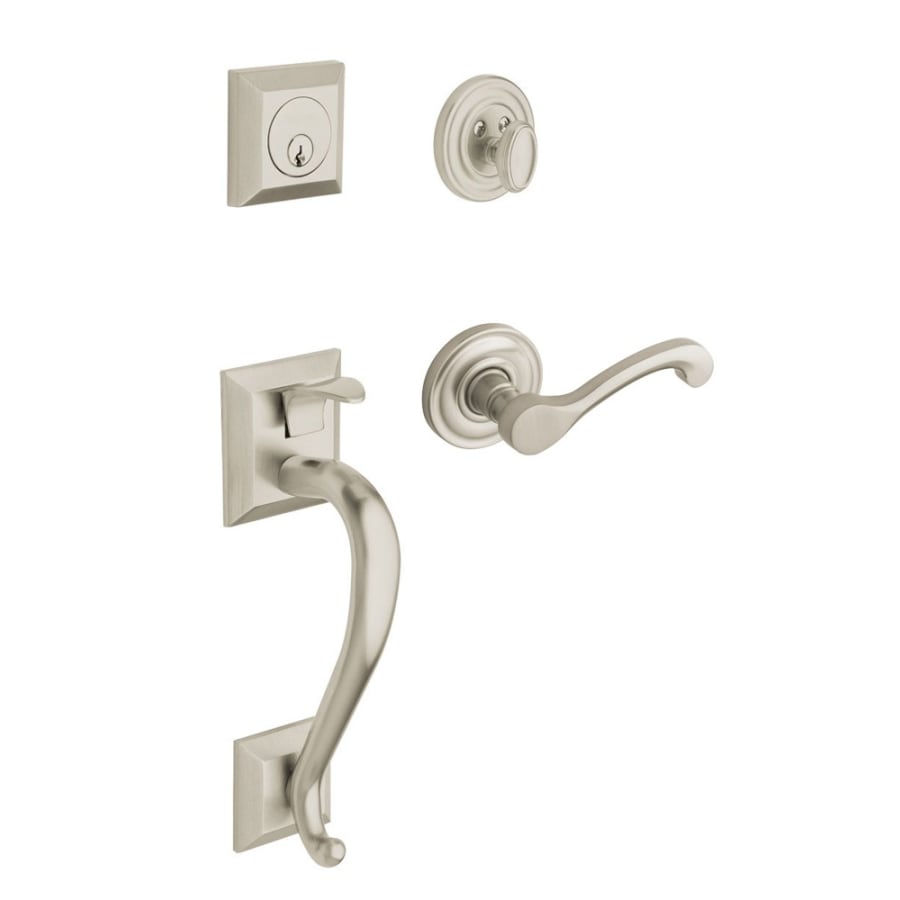 Baldwin - Estate Collection - Tubular Entry Handlesets - Madison Sectional Trim w/ 5445V Classic Lever