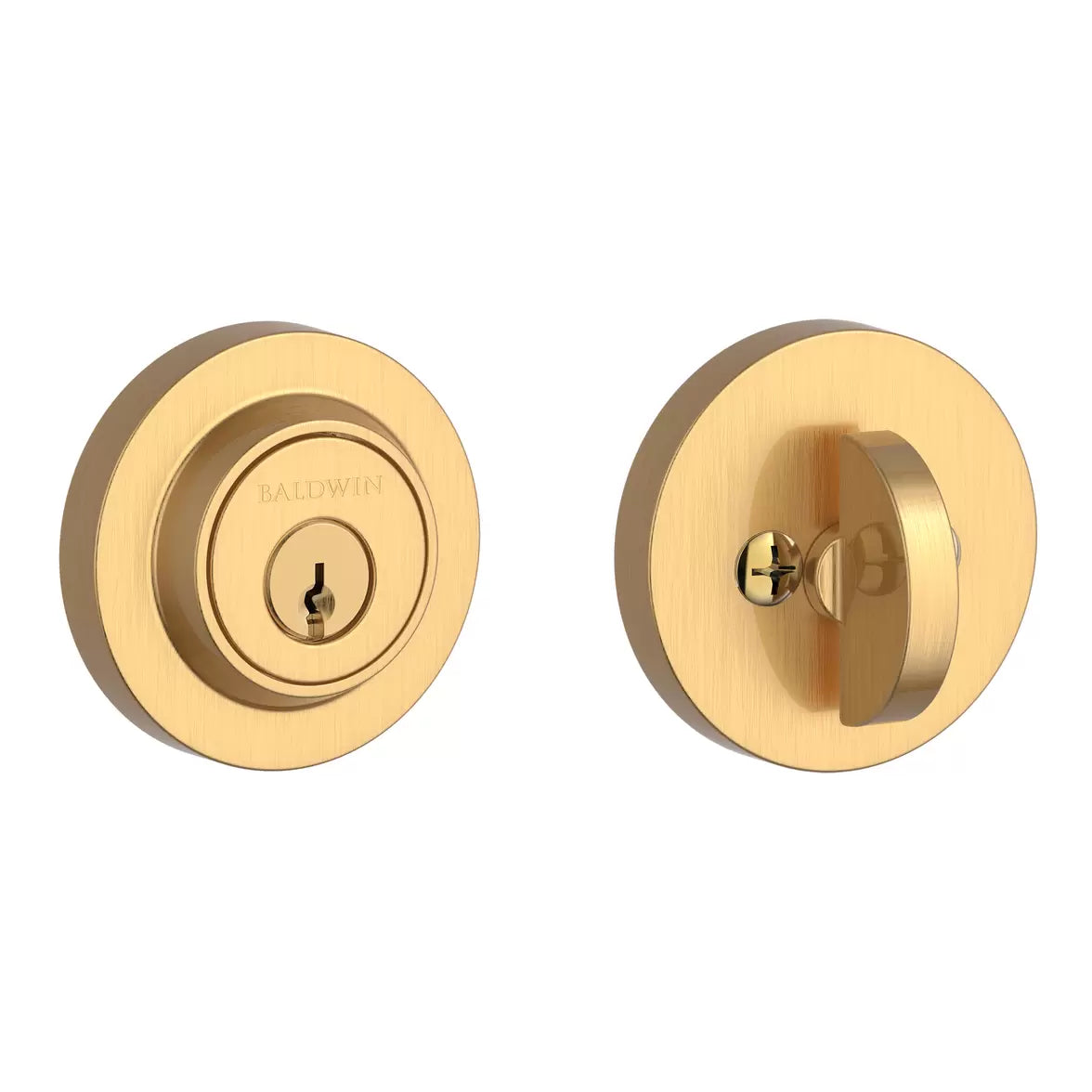 Baldwin - Reserve Collection - Deadbolts - Contemporary Round Deadbolt
