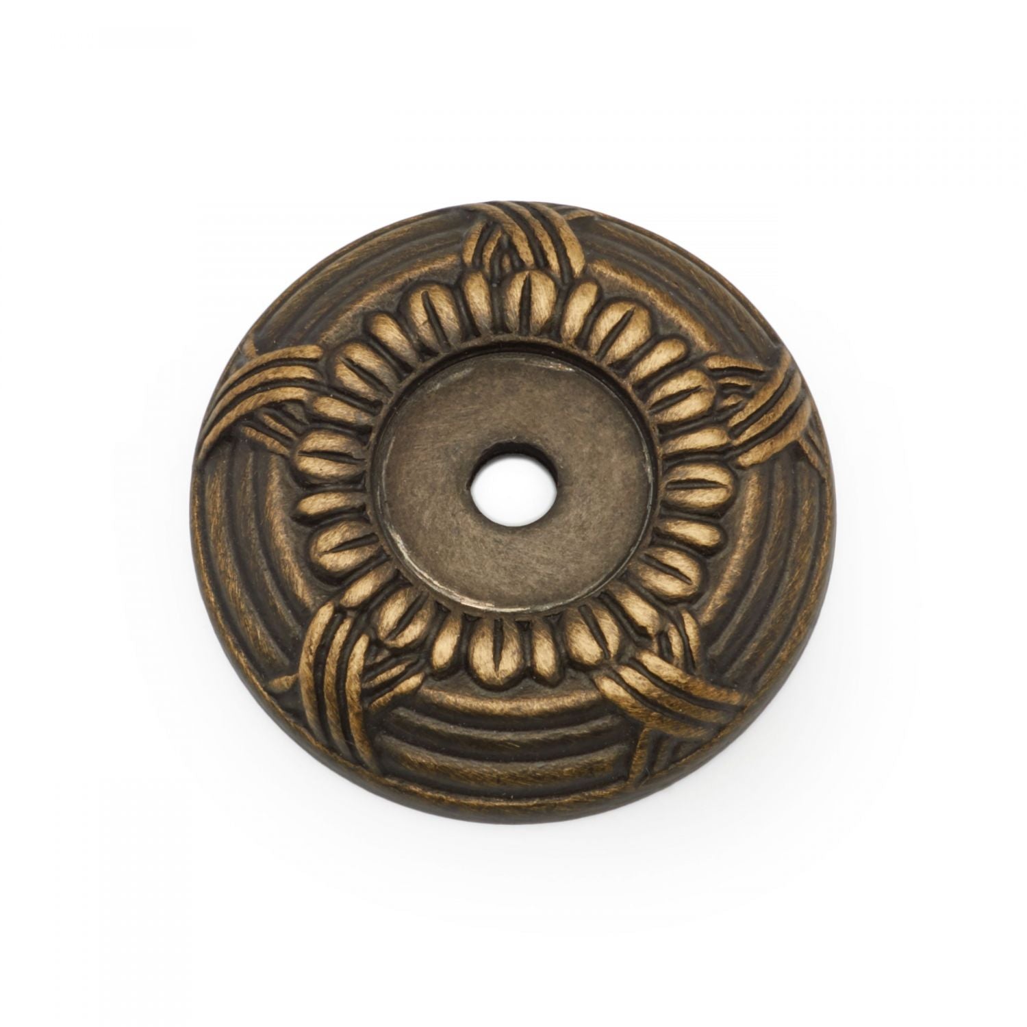 RK International - Lines & Crosses - Cross & Petal Knob Backplate