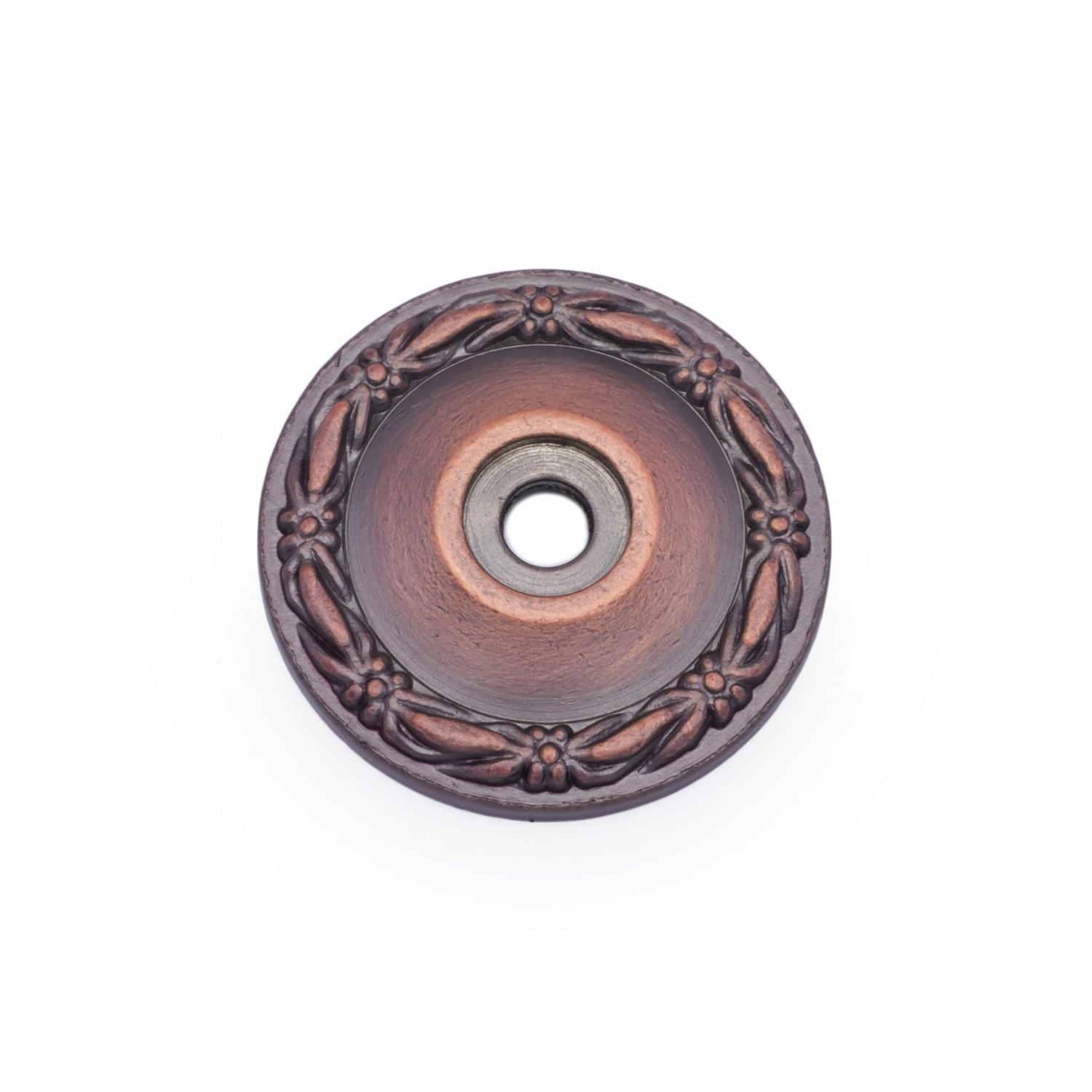 RK International - Deco-Leaf - Flat Deco Leaf Knob Backplate