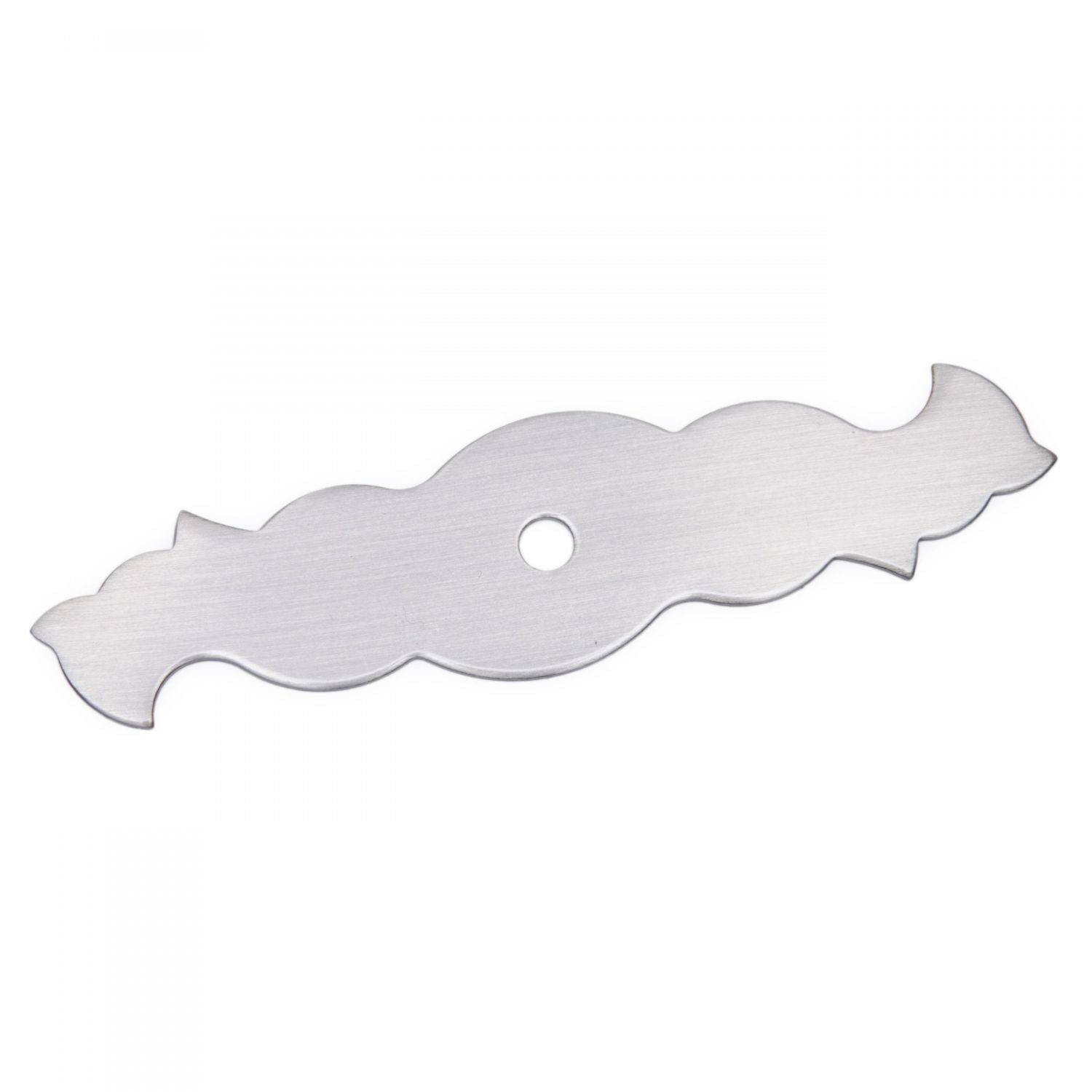 RK International - Miscellaneous Knobs - Curvy Single Hole Knob Backplate