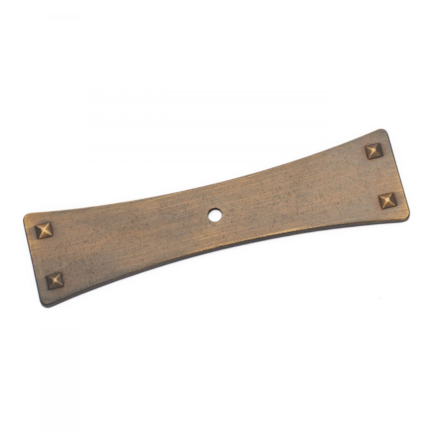 RK International - Bent Rectangle - One Hole Knob Backplate