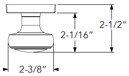 Baldwin - Reserve Collection - Interior Knobs - Bremerton Door Knob (Privacy)