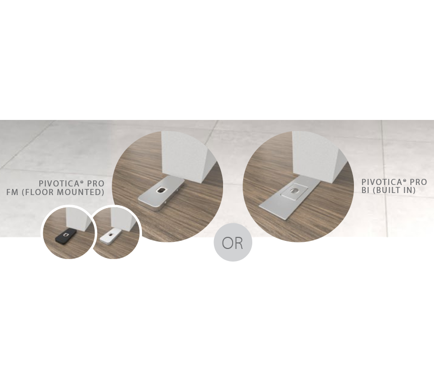 Arlu - Argenta Pivotica Pro - 100 FM Pivot Hinge (Floor Mount)