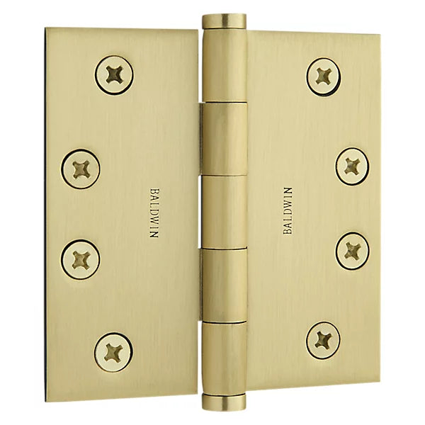 Baldwin - Estate Collection - Hinges - Square Corner Mortise Hinge w/ Non-Removable Pin (Each)