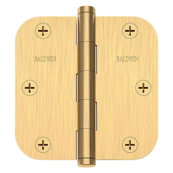 Baldwin - Estate Collection - Hinges - 5/8" Radius Corner Mortise Hinge (Each)