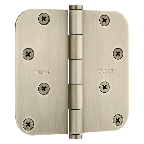 Baldwin - Estate Collection - Hinges - 5/8" Radius Corner Mortise Hinge (Each)